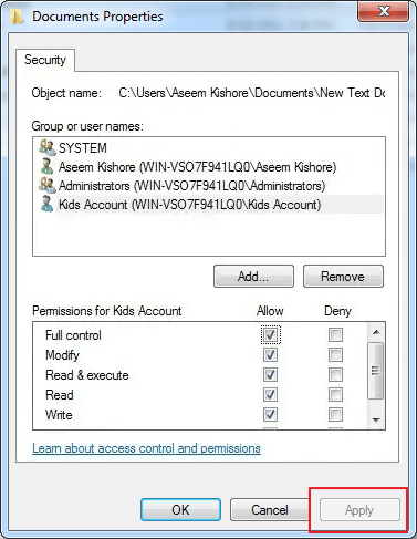 변경 사항을 확인