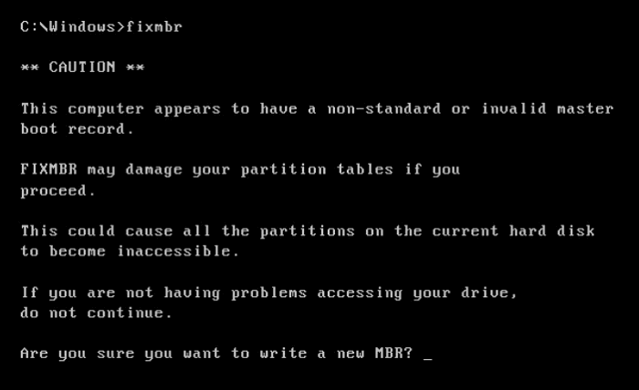 mbr 수리 도구