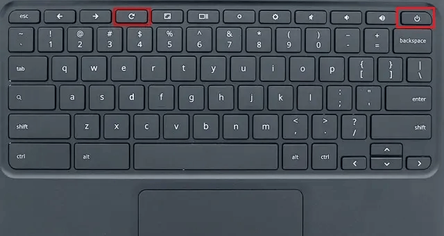 새로 고침-전원-키