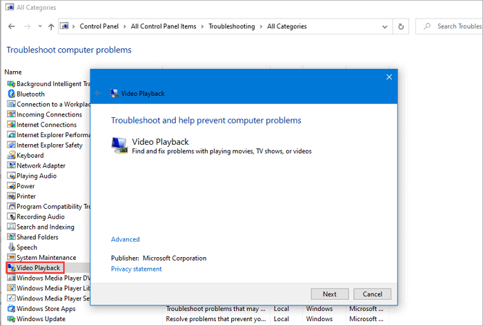 윈도우 비디오 재생