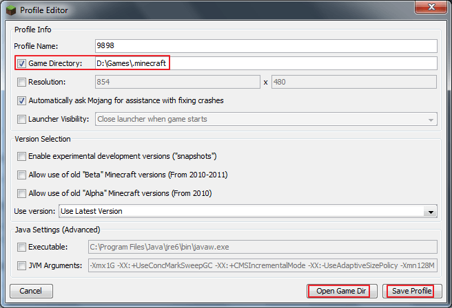 Minecraft를 다른 드라이브로 이동하는 방법