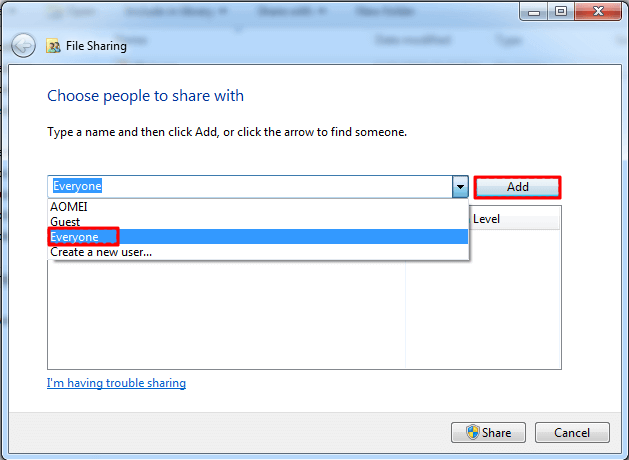 네트워크 공유 링크 생성-6