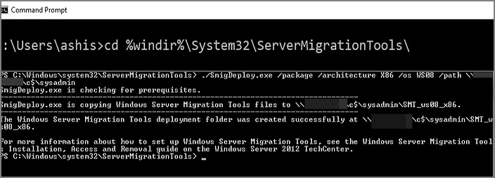 배포 명령 실행