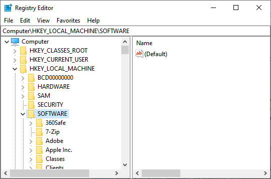 레지스트리를 열어 제품 키 찾기
