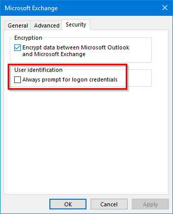 outlook 데이터 보호-2