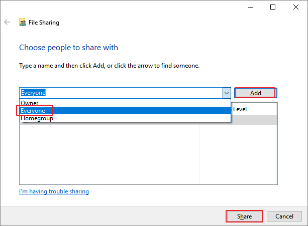 이더넷을 사용하여 PC에서 PC로 파일 전송