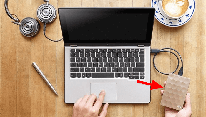 게임에서 외부 HDD로 전송