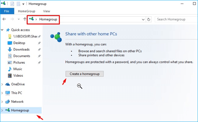 홈 그룹의 이미지