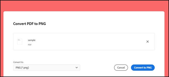 png 변환기에 Adobe pdf