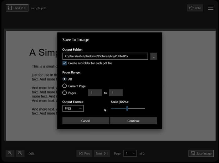anypdf 이미지에 pdf 저장