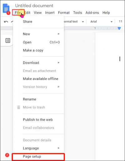 google doc 파일 열기
