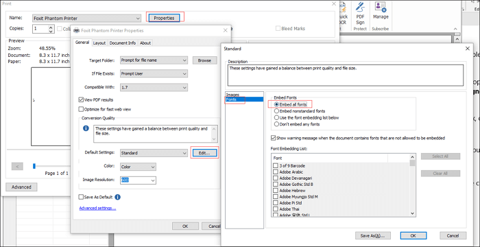 모든 글꼴 포함