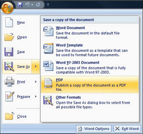 워드 2007 다른 이름으로 저장