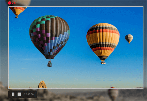 일정 기록을 수행하는 플래시백 레코더