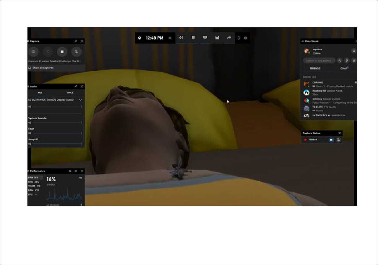 게임바로 Lenovo에서 화면 녹화