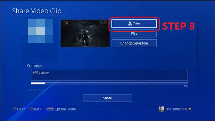 다듬기 버튼을 탭하세요