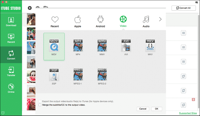 itube hd 비디오 다운로드 3