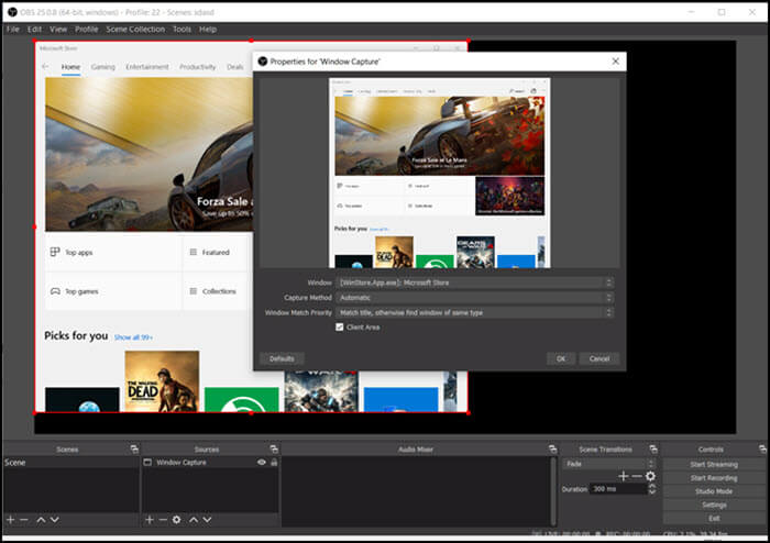 obs 메인 인터페이스