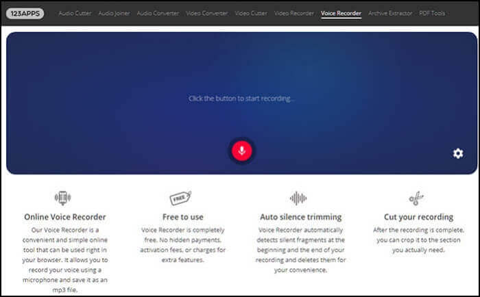 WAV를 온라인에서 무료로 녹음하는 방법