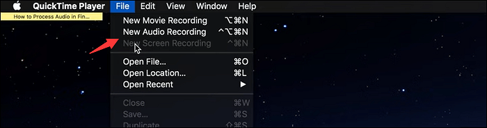 퀵타임 화면 녹화