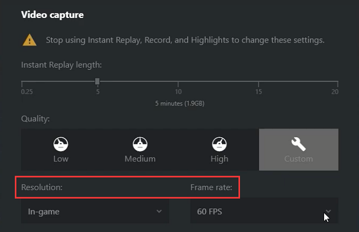Shadowplay에서 비디오 캡처