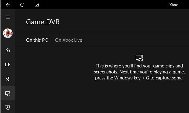 xbox 게임 dvr 기록 위치